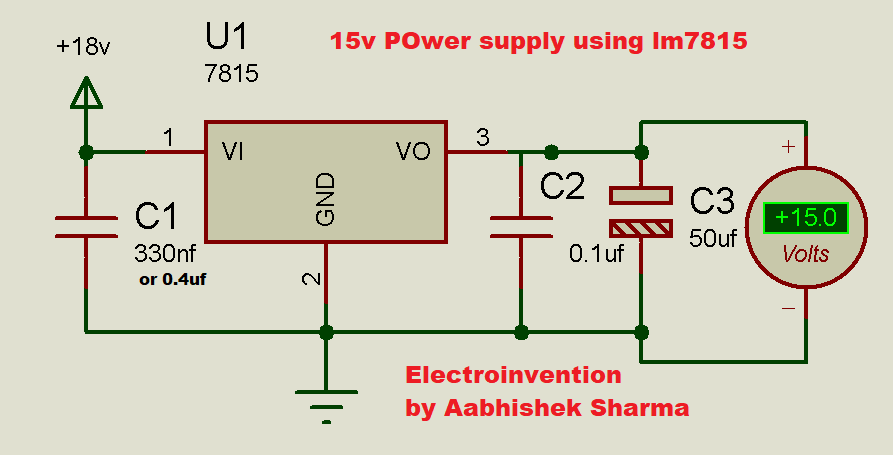 15v power supply