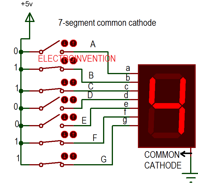 Visitor Counter Circuit Using Ic 4026 And 7 Segment Display 1433