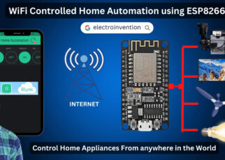 Wifi controlled home automation using iot esp 8266